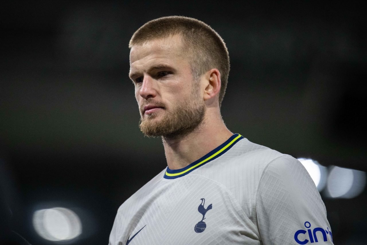 Eric Dier of Tottenham Hotspur during the Premier League match between Crystal Palace and Tottenham Hotspur at Selhurst Park on January 4, 2023 in ...