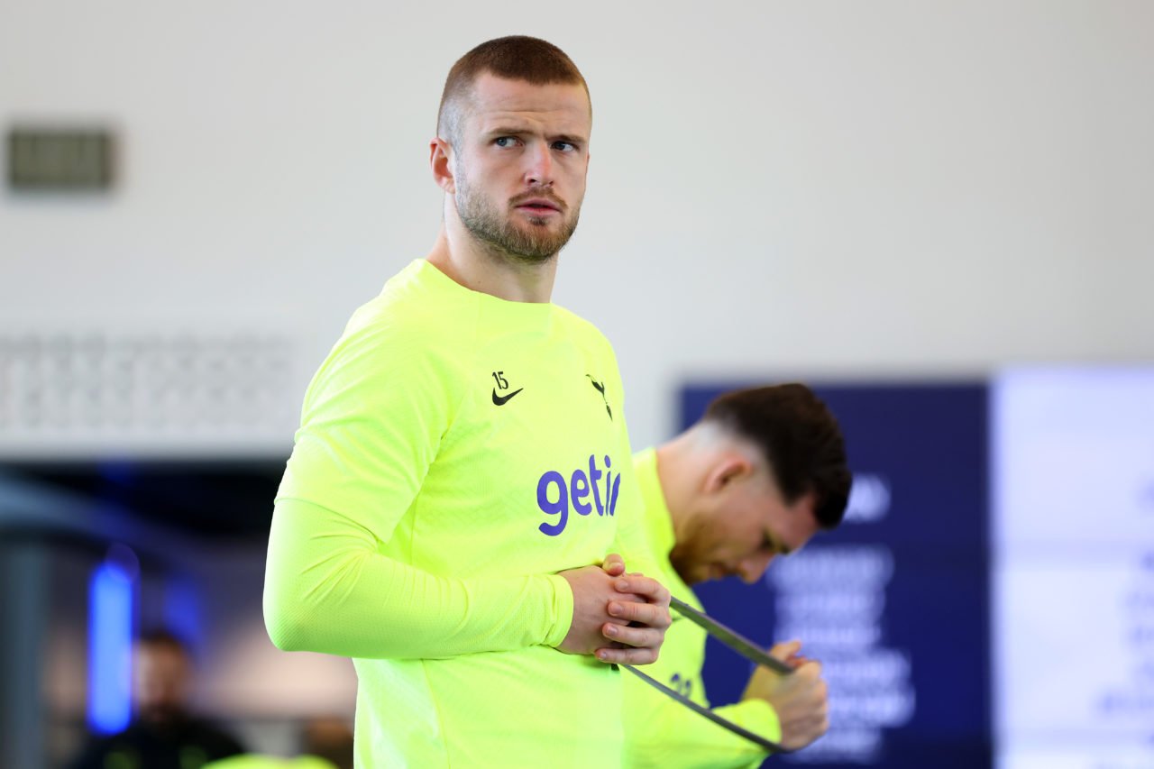 Eric Dier of Tottenham Hotspur in the gym during a training session at Tottenham Hotspur Training Centre on February 03, 2023 in Enfield, England.