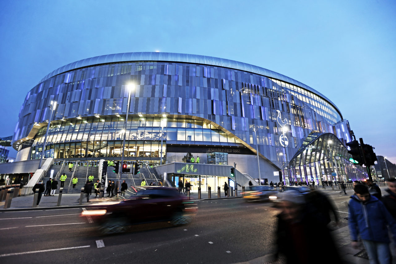 A general view ahead of the FA Cup Fourth Round Replay match between Tottenham Hotspur and Southampton FC at Tottenham Hotspur Stadium on February ...