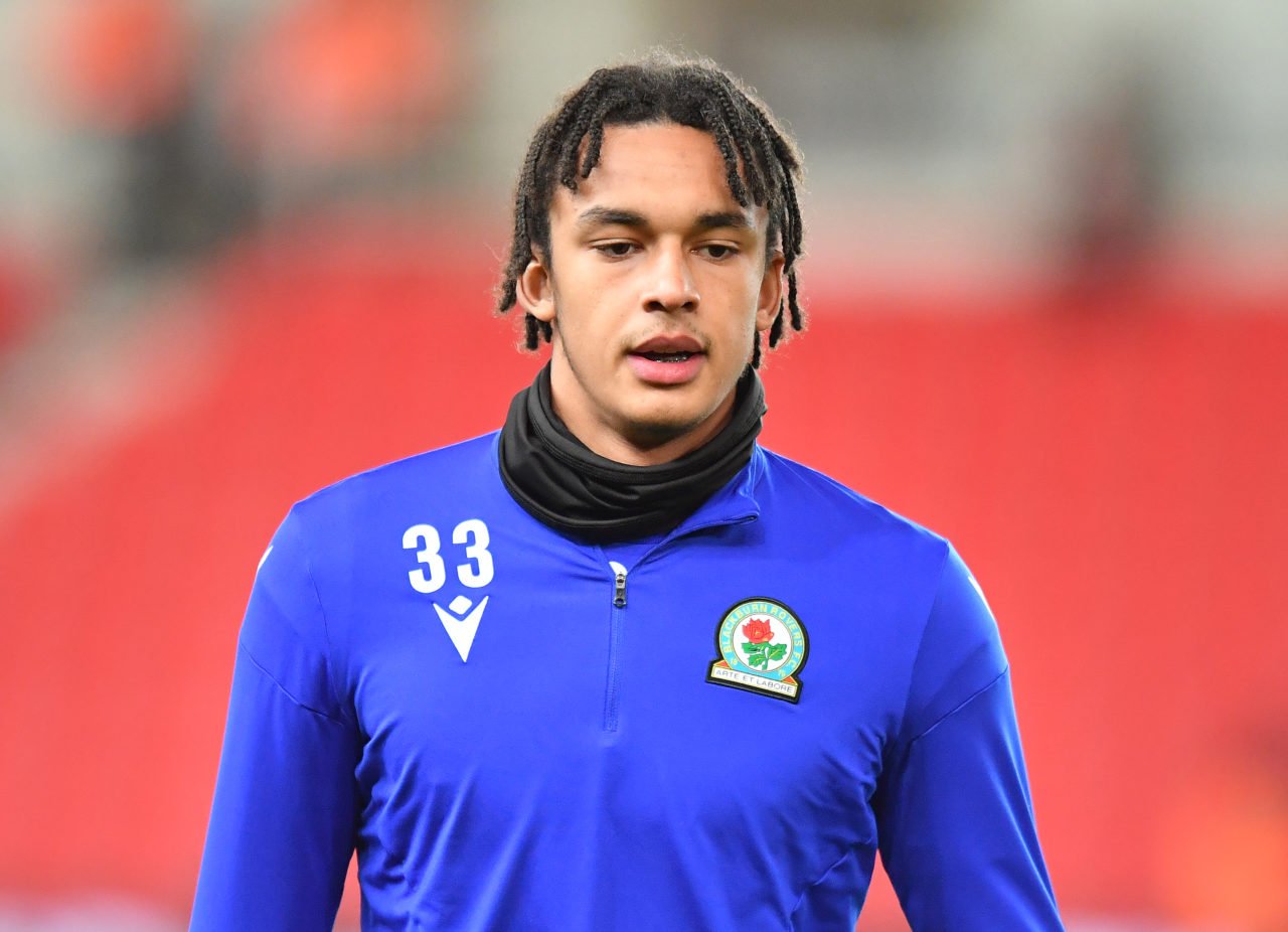 Blackburn Rovers' Ashley Phillips during the Sky Bet Championship between Stoke City and Blackburn Rovers at Bet365 Stadium on March 10, 2023 in St...