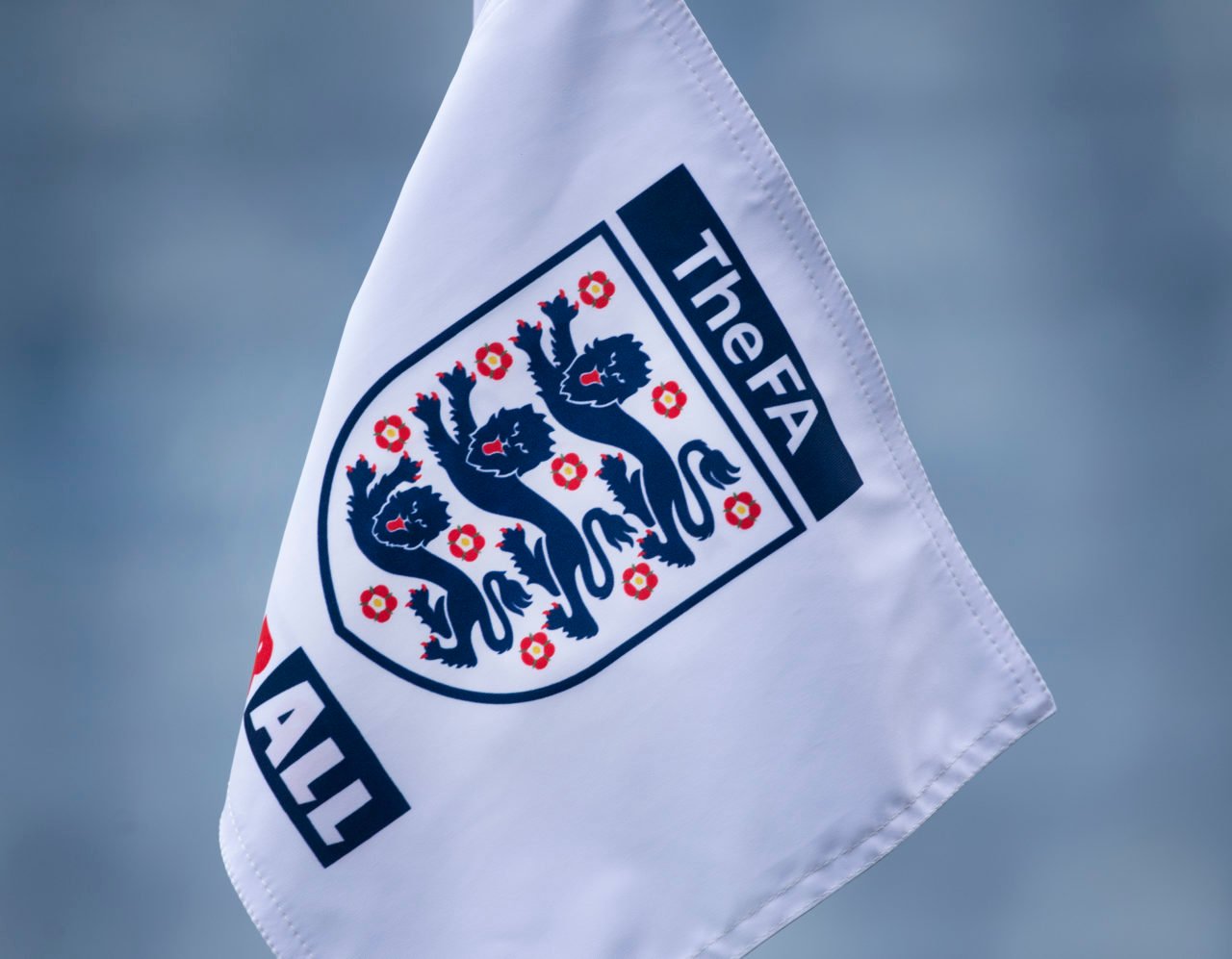 The official English FA badge during the UEFA European Under-21 Championship Qualifier between England MU21 and Slovenia U21 at John Smith's Stadiu...