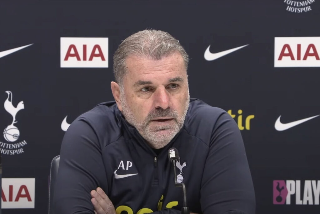 Ange Postecoglou admits he is happy for Spurs to steer talks over signing forward