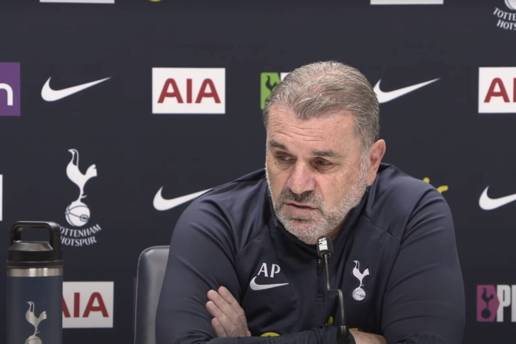 Postecoglou says one Spurs player has grown recently despite his lack of game time 