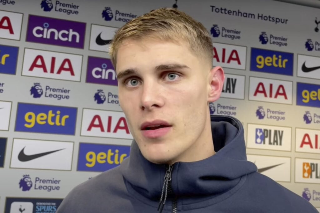 Micky van de Ven names ‘top class’ Spurs teammate who is hard to face in training