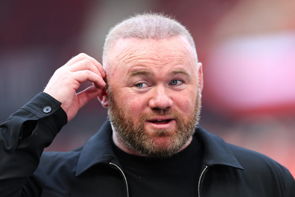 Wayne Rooney working as a pundit for Sky Sports ahead of the Premier League match between Manchester United and Arsenal FC at Old Trafford on May 1...