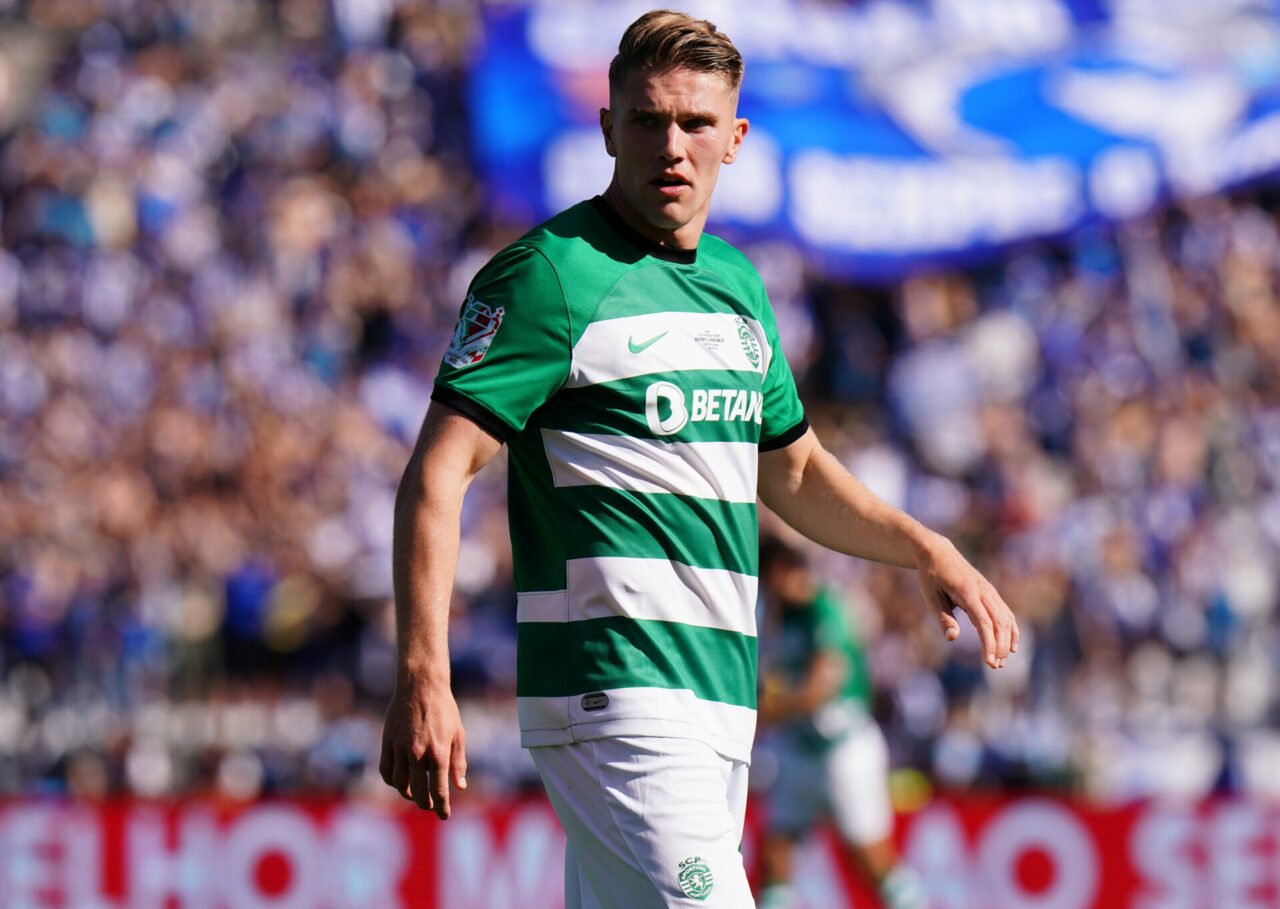 Viktor Gyokeres of Sporting CP during the Final da Taca de Portugal match between Sporting CP and FC Porto at Estadio Nacional on May 26, 2024 in O...