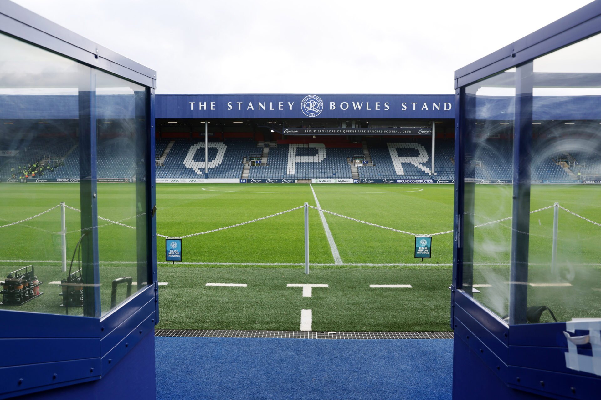 A general view of Loftus Road ahead of the Sky Bet Championship match between Queens Park Rangers and Leicester City at Loftus Road on October 28, ...