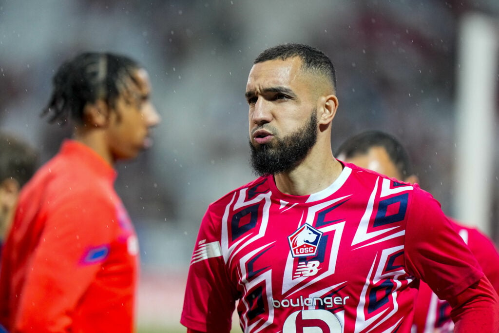 Nabil BENTALEB of LOSC during the Ligue 1 Uber Eats match between Lille and Lyon on May 6, 2024 at Stade Pierre Mauroy in Lille, France.