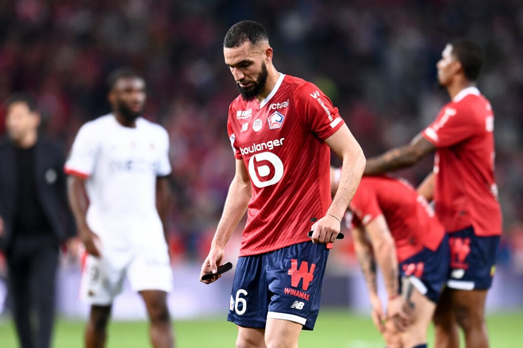 06 Nabil BENTALEB (losc) during the Ligue 1 Uber Eats match between Lille and Nice at Stade Pierre-Mauroy on May 19, 2024 in Lille, France.