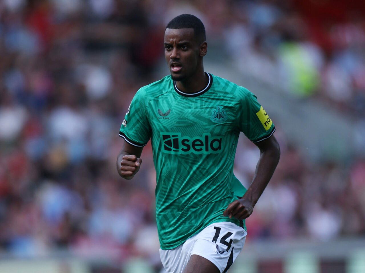 Alexander Isak of Newcastle United during the Premier League match between Brentford FC and Newcastle United at Brentford Community Stadium on May ...