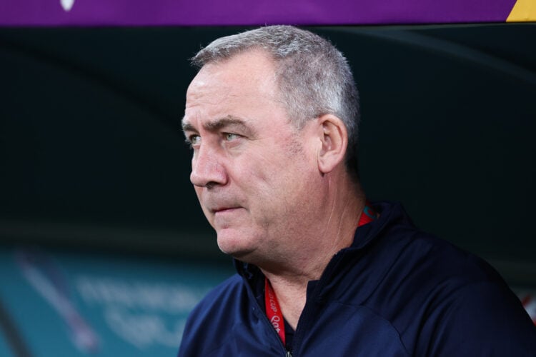 Rene Meulensteen, assistant manager of Australia,  during the FIFA World Cup Qatar 2022 Round of 16 match between Argentina and Australia at Ahmad ...