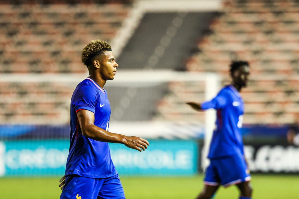 Desire DOUE of France during the friendly match U23 between France and Dominican Republic at Stade Mayol on July 11, 2024 in Toulon, France.