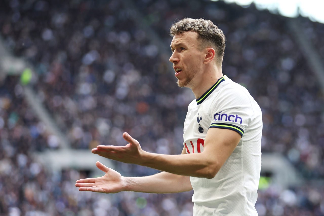 Ivan Perisic reacts during the Premier League match between Tottenham Hotspur and Brighton